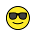 smiling face with sunglasses